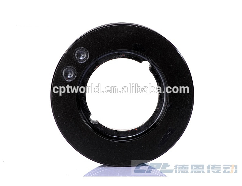Heavy Duty Iron Phosphate Recovery Snatch Block Pulley Winch 2-Groove V-Belt Pulley in Nylon OEM Customized Support