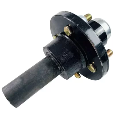 Trailer Half Axle Hub with Spindle 4 Bolts Trailer Parts & Accessories