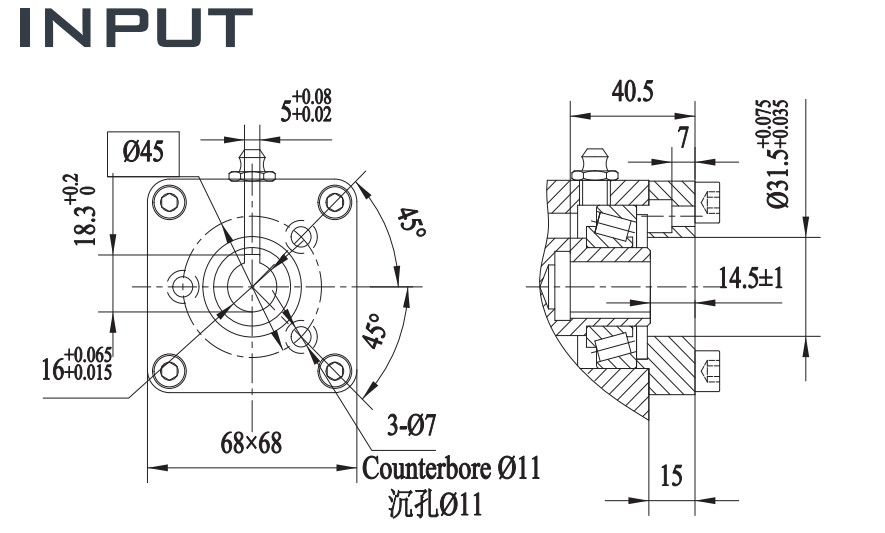 High Quality FGE5 Slewing Drive Speed Reducer Low Price Guaranteed for Truck Mixers Planetary Gearing Arrangement Machinery