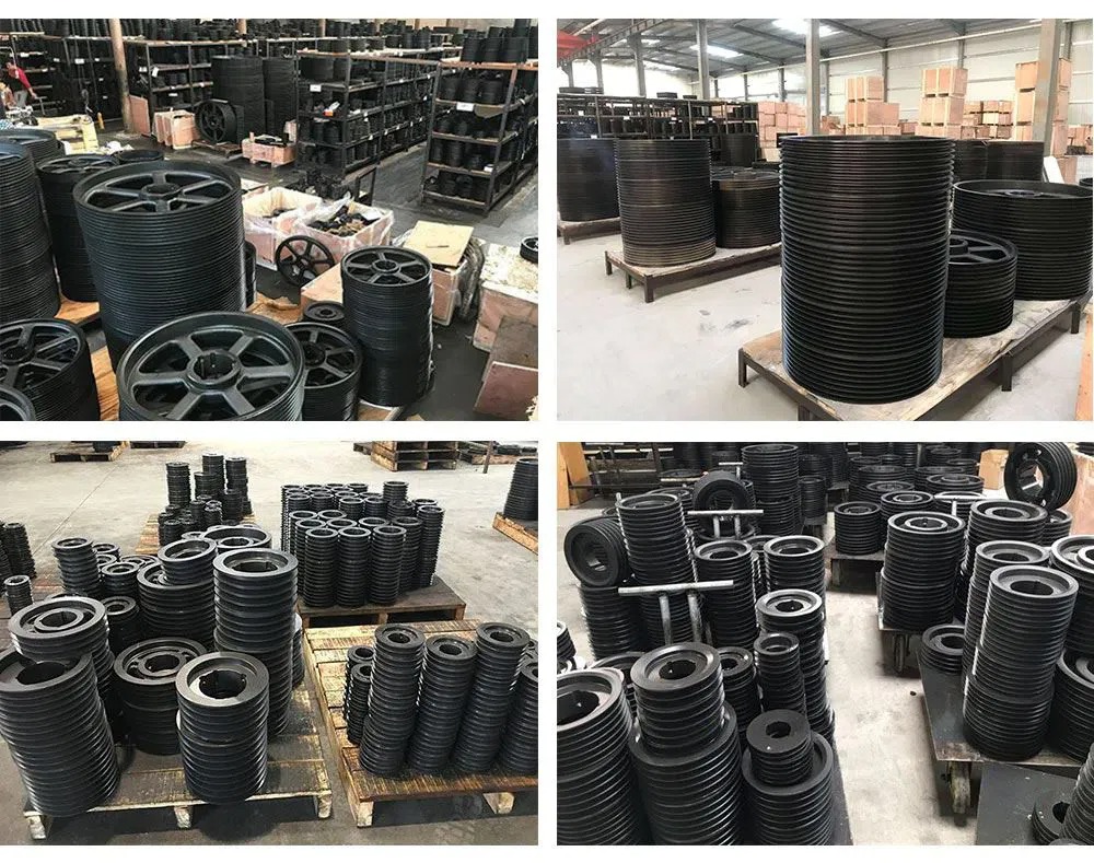 5V Series Cast Iron Two-Groove Sheaves American Standard Pulley With Split Taper Bushings for 5V Belts