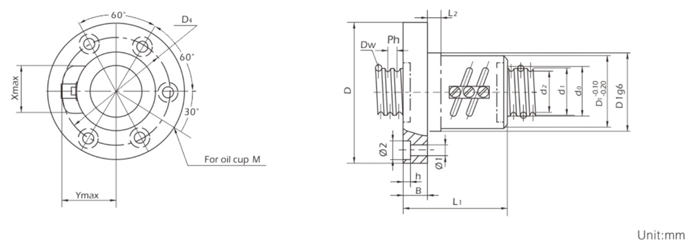 Durable and High Quality Ball Set Screw CBT Series C5 Milled Ball Screw