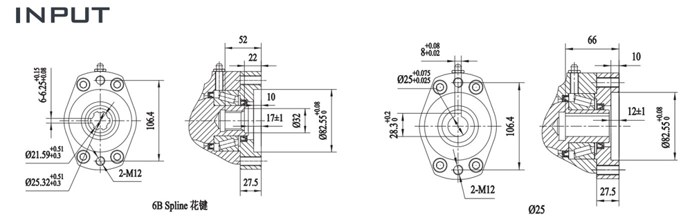 Widely Used Superior Quality FGE Series FGE25 Slewing Drive Gearbox for Excavator Accessories