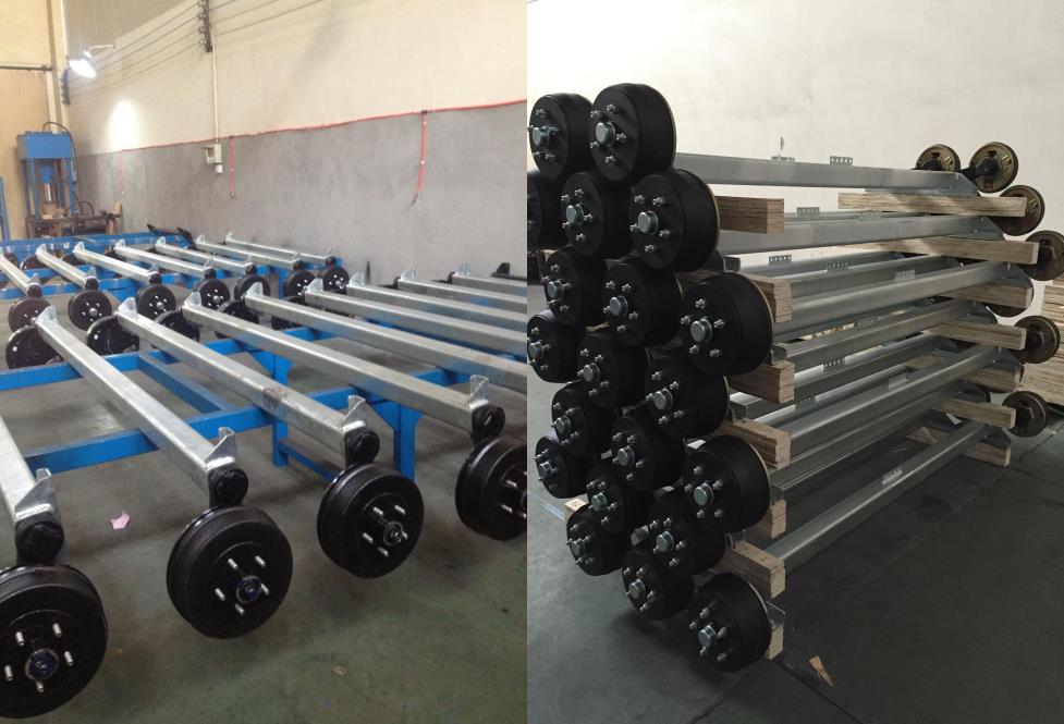 13t 16tons American Type Hydraulic Tractor Torsion Semi Trailer Axle