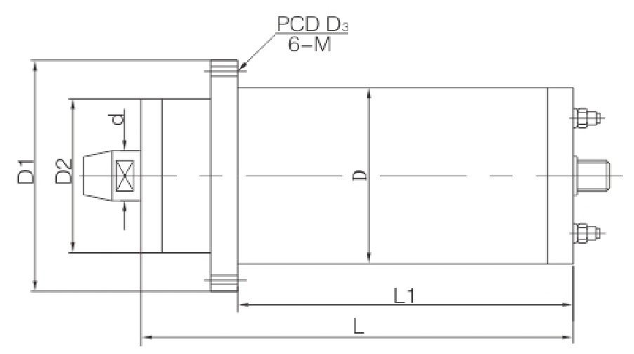 Durable Using Low Price 3KW Grinding Electrical Spindle Motor for Special Usage
