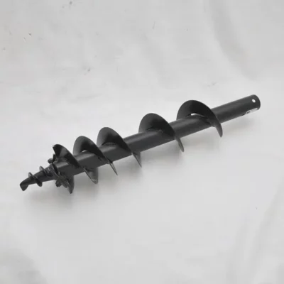 6 Inch Compact Post Hole Auger for Tractor 3 Point Post Hole Diggers with 2 Round Shaft