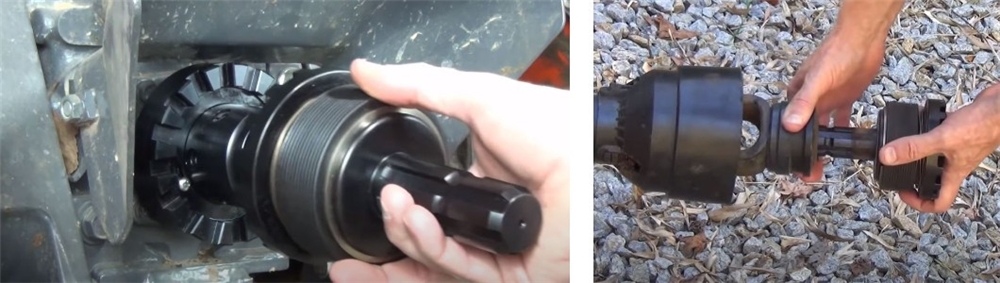 Female, 1-3/8" 6-Spline Male PTO Adapter