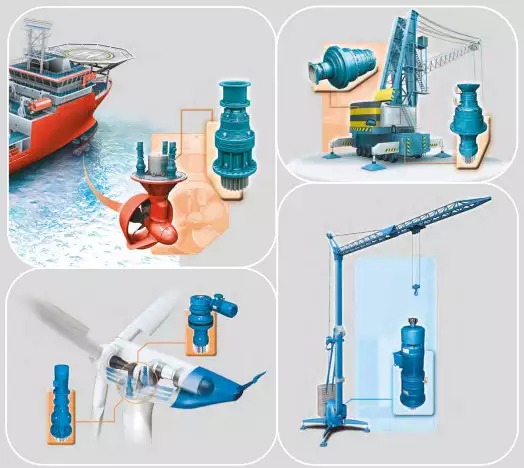 RPR Slewing Drive Planetary Gearbox Replacement of Brevini Riduttori RPR2046 RPR3046 RPR2065 PR3065 RPR2150 RPR3150 RPR2250