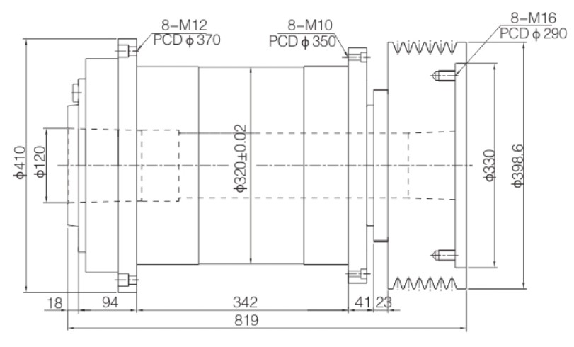 Guaranteed Quality Proper Price 1500rpm Spindle Unit 50KW Spindle Unit for NC Lathe
