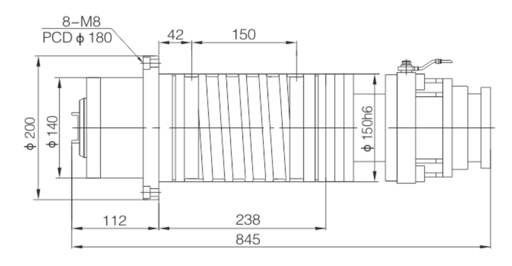 Made in USA Superior Quality 5.5kw 380v Water-cooled CNC Spindle Motor for CNC Spindle