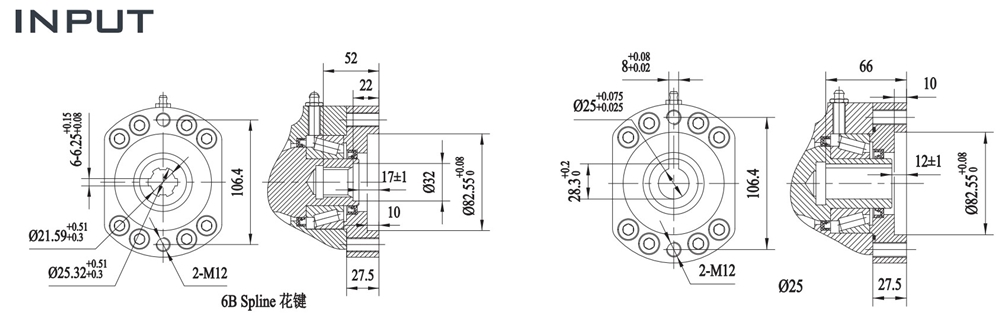 FWA Series FWA19 Slewing Drive Gearbox Slewing Drive for Truck Mounted Crane