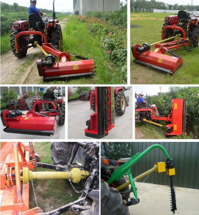 Drive Shaft Manufacturer Tube Yoke Agricultural Cardan Universal Cross Transmission Pto Shaft with Splined replacement of Kubota