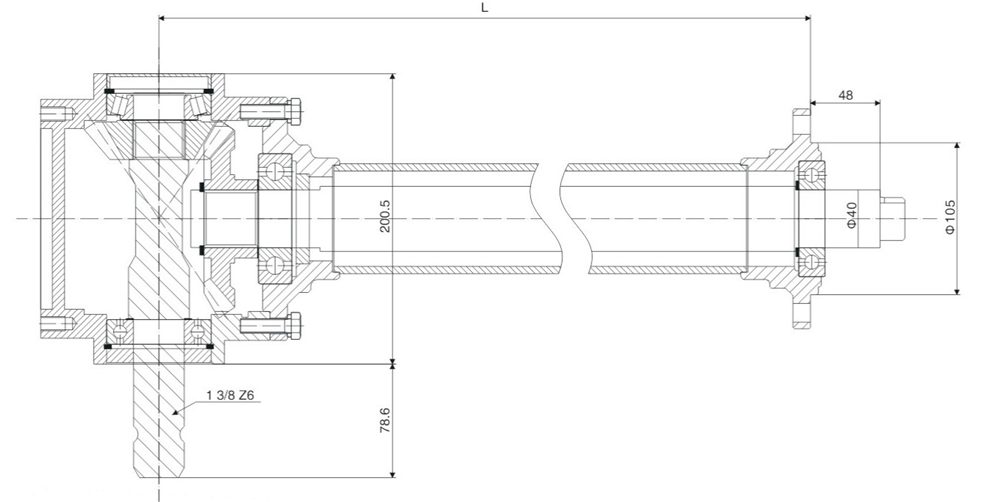 New Design Agricultural Rotary Cultivator Series Gearbox with Great Price