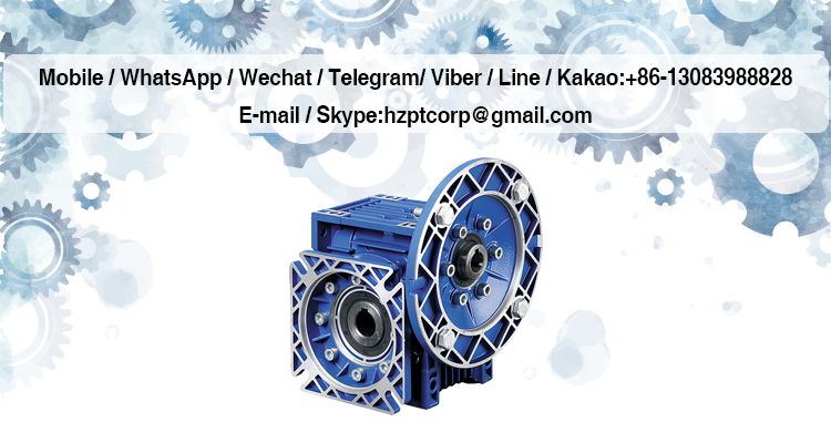 Aluminium Alloy Die-casting Cast Iron Ratio Dc Motor Drive Speed Flange Wheel RV SERIES Worm Gear Reducer Gearbox Gear Box
