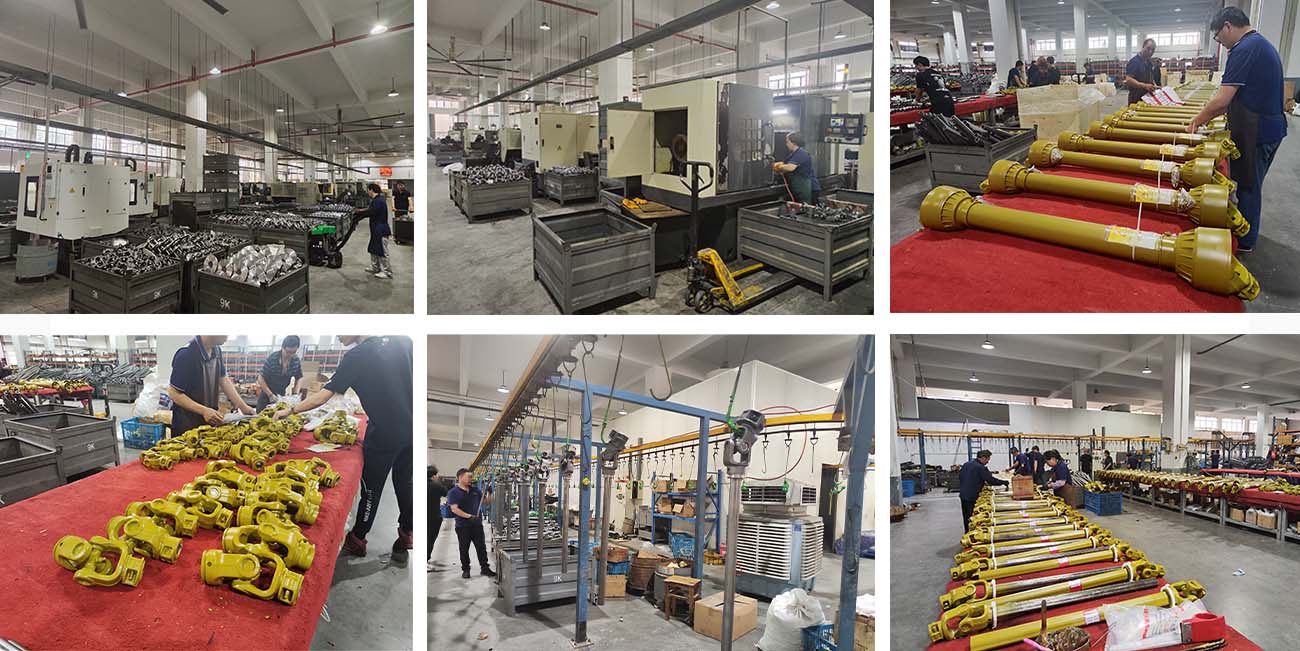 Agricultural Parts Tube Spline Kubota Cardan Tractor Truck Adapter 540 Pto Drive Shaft With Clutch Yoke Torque Limiter