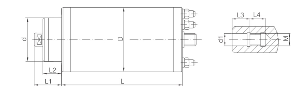 High Quality Electric Spindle Motor for Grinding for Drilling at a Fair Price-New Condition