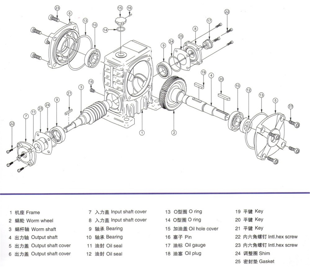 Multifunctional Lenze Worm Electric Vehicle Reduction Gearbox for Wholesales