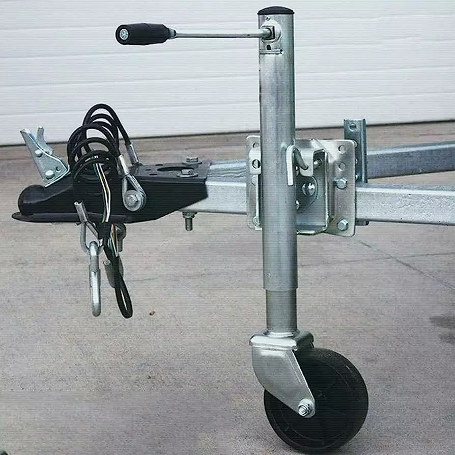 1500lbs Jw1605 Jockey Wheel 6 Double Solid Wheel Trailer Jack