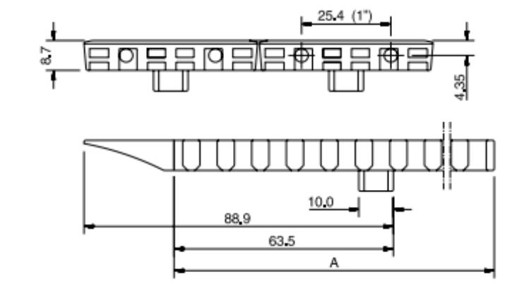1000 Series Straight-Line Plastic Flat Top Mesh Conveyor Belt