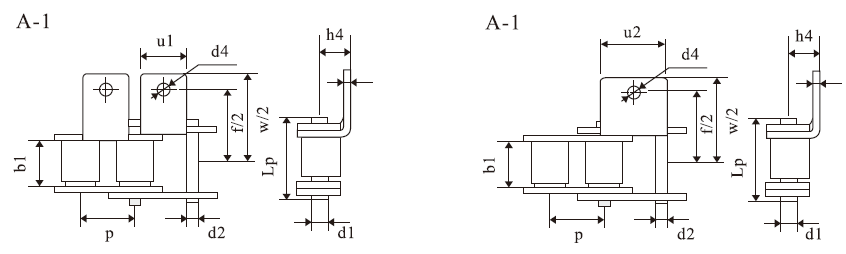 SS10AH-K1 Stainless Steel Short Pitch Conveyor Chains for Restaurant for Jelly Machine Use