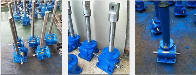 Ball Thread Rod Mechanical Hydraulic Lift Elevator Scaffolding Gearbox Electric Worm Gear Screw Jack for Construction Jump