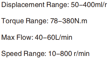 High Quality TMPH / TMRS Series Orbital Motor With Spool Valve