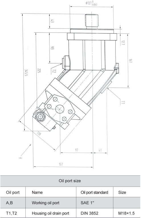 G2FM80 Series Self-Propelled Corn Machine Parts Hydraulic Motor with Constant Displacement for Cotton Harvester Baler