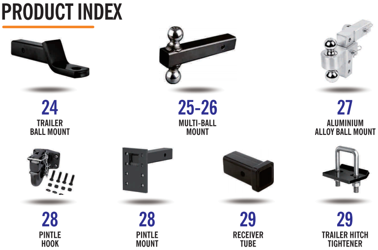 1BJY-HM-30 Chrome Ball Multi-Ball Mount New Condition Trailer Parts and Accessories with Clevis Hook Capacity 5000lbs