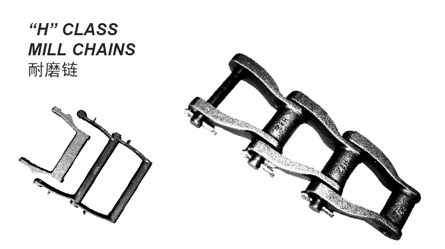 H Class Mill Chain H60 H74 H78 H79 H82 H87 H124 Transmission Chains