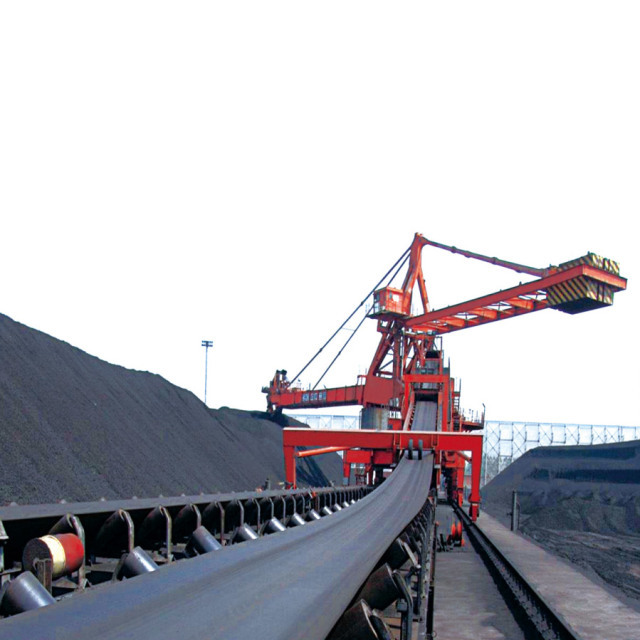 Mining belt conveyor Long Distance Bulk Material Handling Trough Rubber Belt Conveyor for Coal Ore Quarry