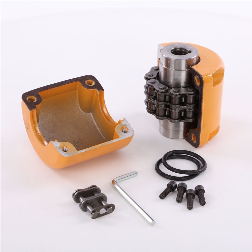 KC Series Industrial Double Strand Flexible Shaft Sprocket Power Transmission Steel Casting Roller Coupling-OEM Customized