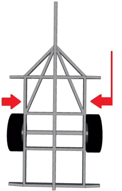 6000lbs Idler Trailer Axle Shaft Spring Axles With 6 Lug Hub Drum