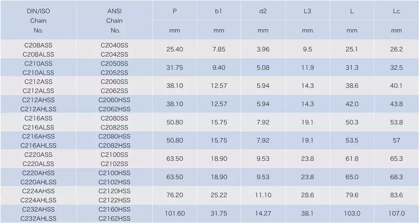 Stainless Steel Double Plus Chains (Accumulation Chain)