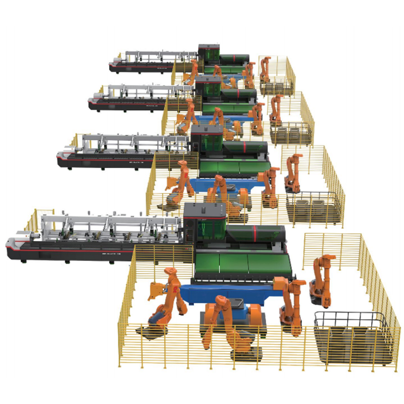 6000w 350mm Diameter Laser Pipe Cutting Machines Three Chuck zero Tailings 3d Laser Cutting Machine for Ss Steel Tube