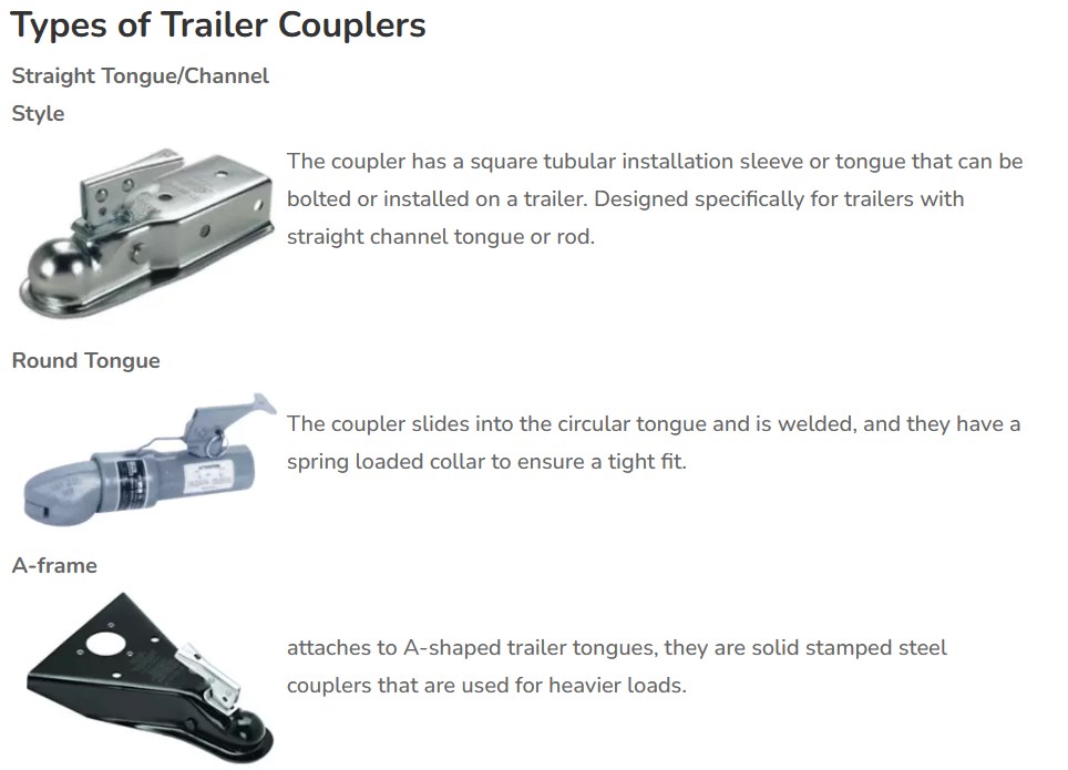 Promotional Various 7000lbs A2X Trailer 2 Forged a Frame Coupler