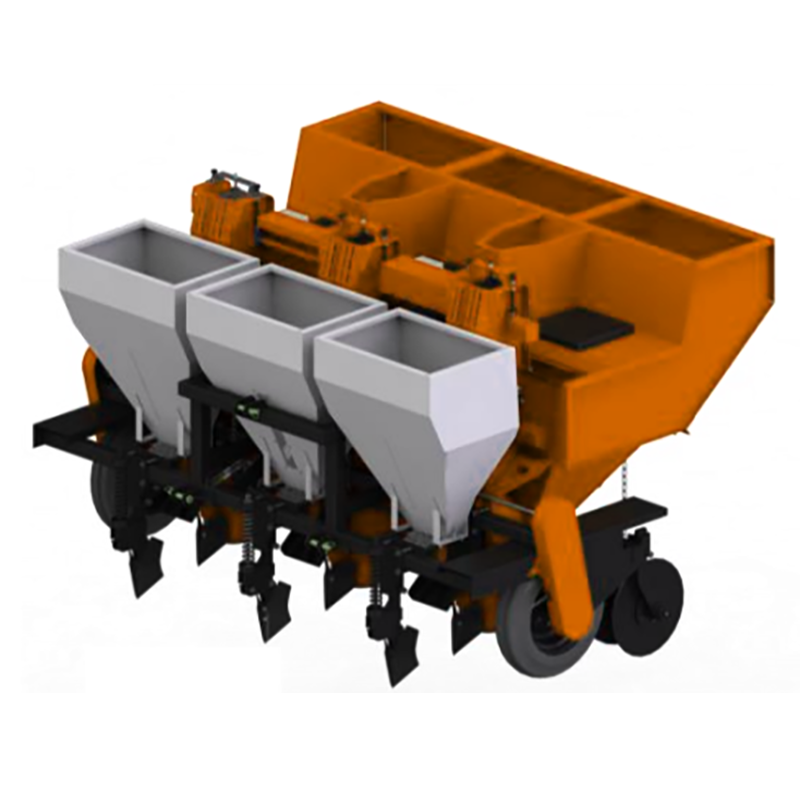 High Quality 3 Rows Multi-function Fertilizer Seeder 1500kg Seed Corn Potato Planter for Sale
