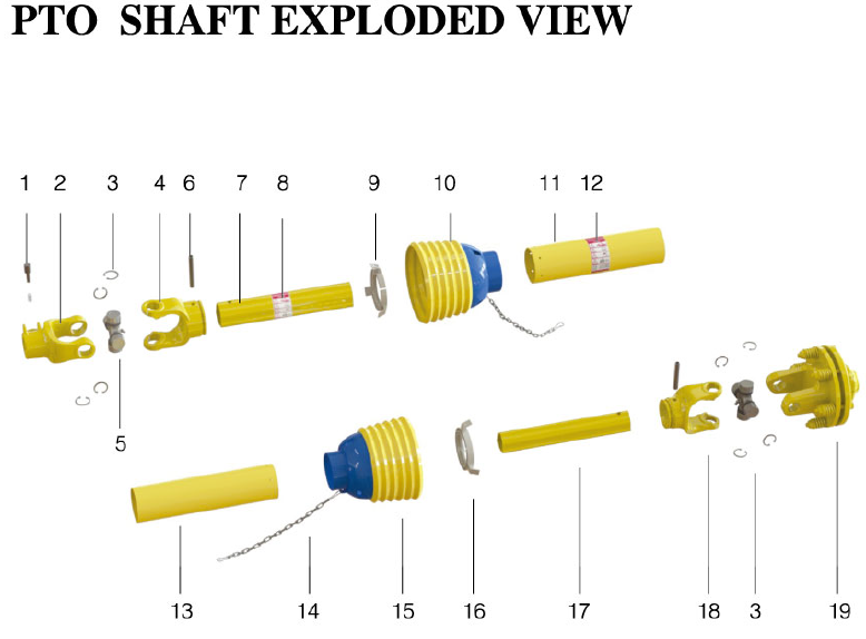 Wholesale Prices SA Series Wide-angle Joint PTO Shaft for Agriculture Construction