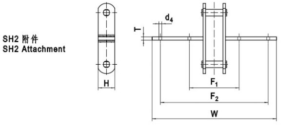 OEM Professional Manufacture Cheap FV40 FV63 FV90 FV112 FV Series Conveyor Chains and Sprockets