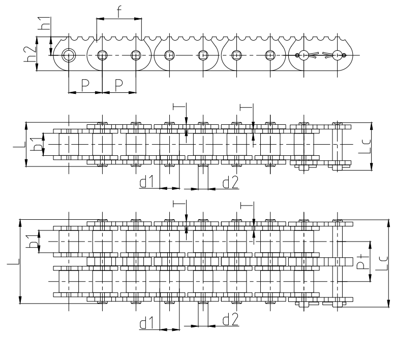 Agricultural Spare Parts Logging Machinery Chains for Sale