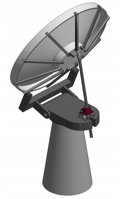 PG20-P3-F3-T-C-X-1500 Flange End Worm Gear Screw Jack with High Ratio for Platform Solar Energy Panels Lifting ODM Customizable