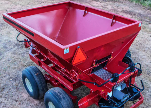 Manual Broadcast Fertilizer Spreader for Garden Lawn