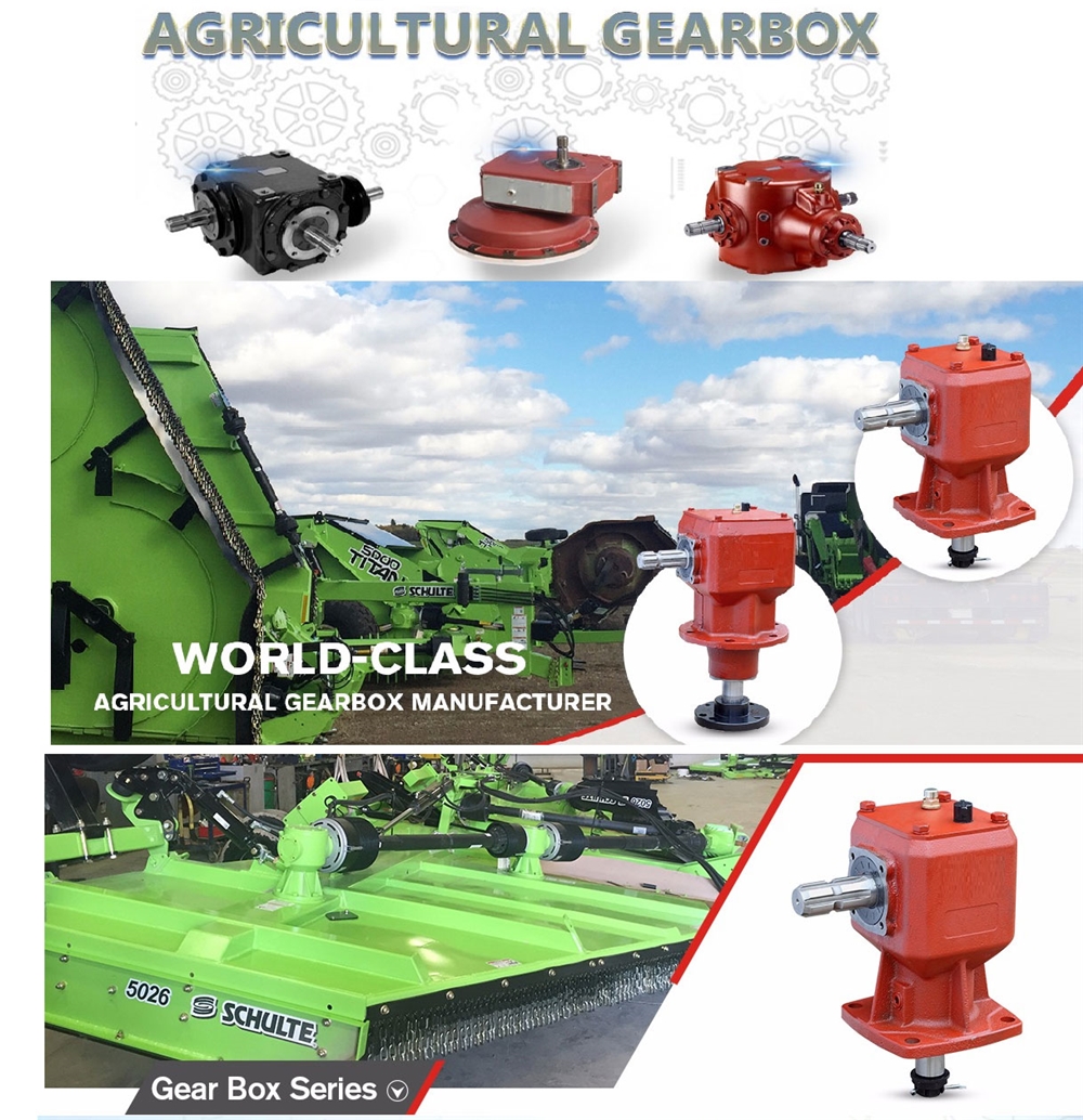 Manufacturers Suppliers Right Angle Agricultural  Gearboxes for Agricultural Machinery Tractor