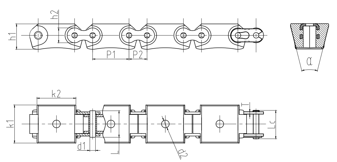Agricultural Machinery Chains for Plastic Film Recycling Machinery