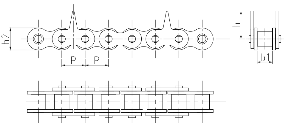 Agricultural Spare Parts Logging Machinery Chains for Sale