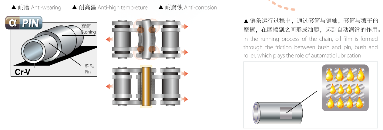 Agricultural Machinery Chains for Rotary Tiller