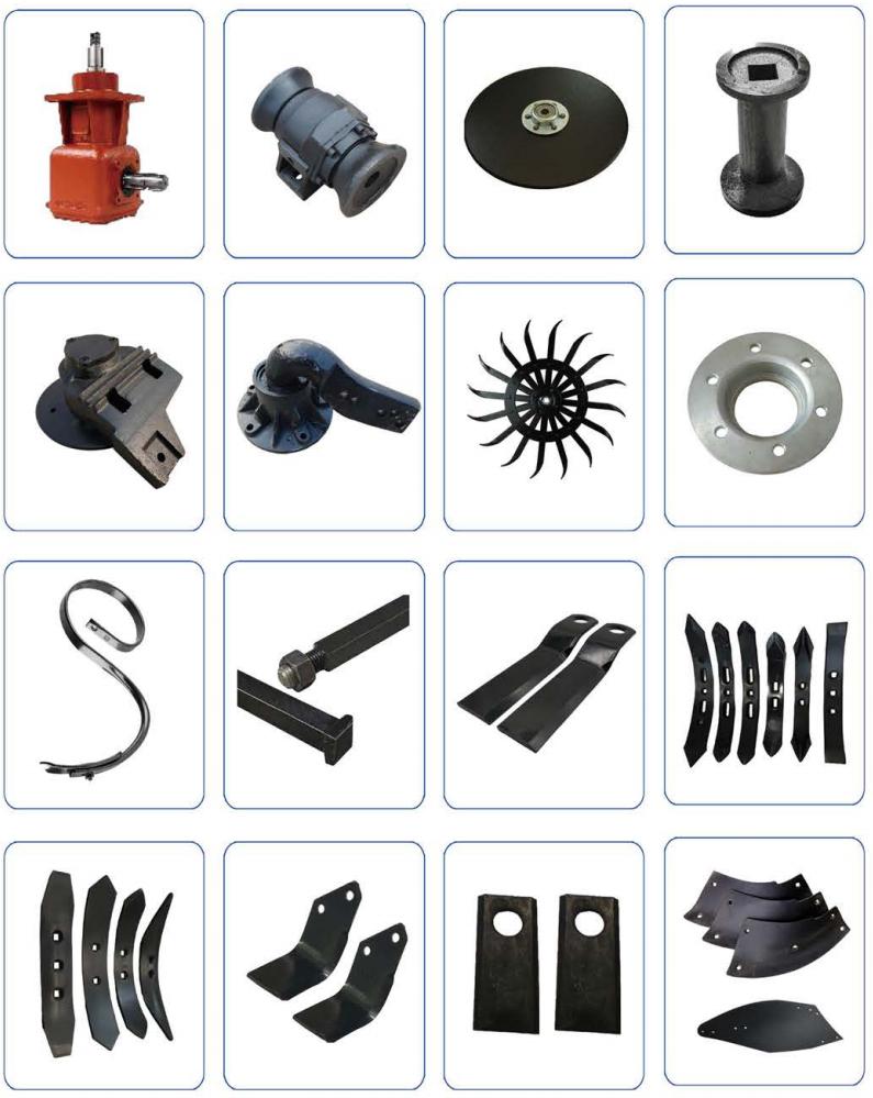 3ZT Series Double Coil Cultivators 3ZT-9A 3ZT-11A 3ZT-13A 3ZT-15A with Gear Core Component