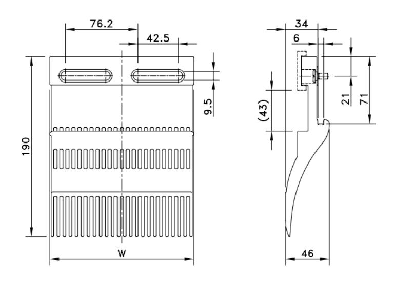 Dynamic Transfer Flat Belt Finger Plate for Conveyor for Leaf Chain Mesh