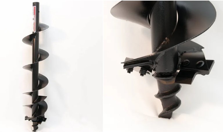 9 Inch Standard Duty Earth Auger for 3-point Tractor Mounted Post Hole Diggers