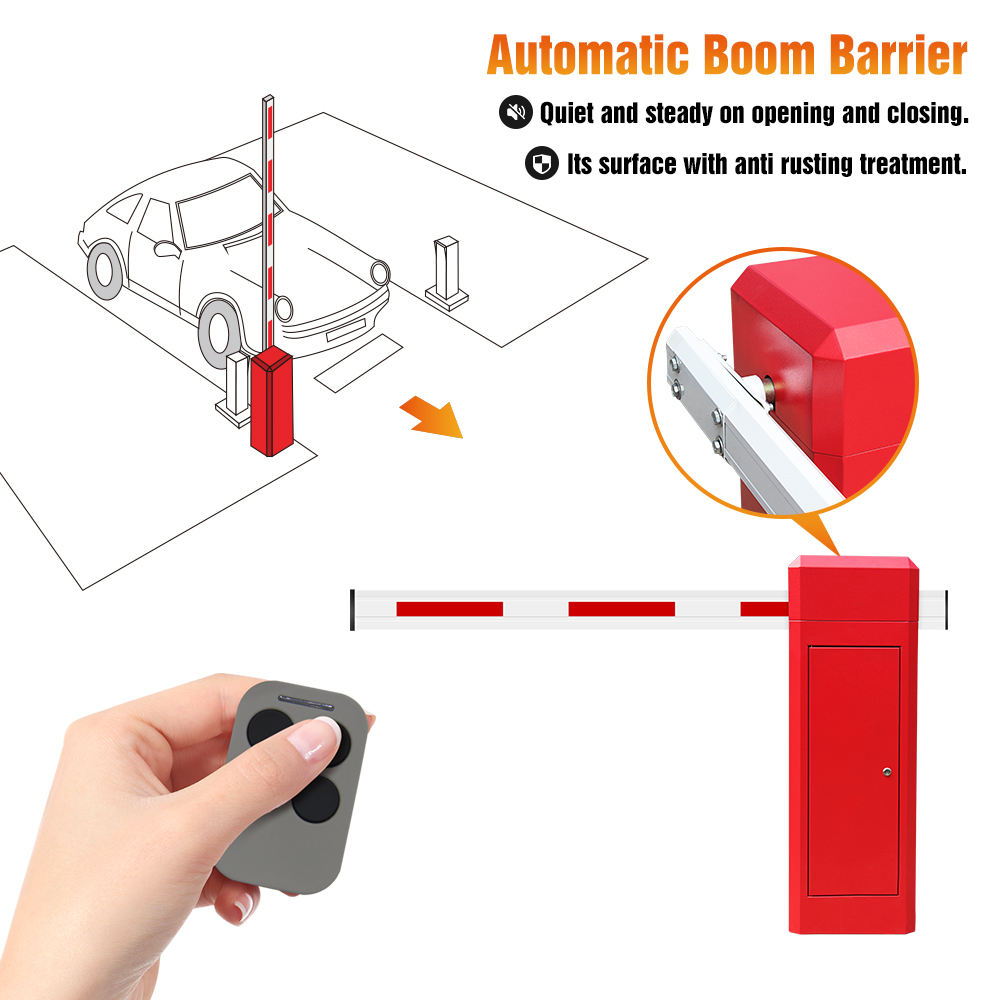 Car Parking Gate DZ-2291 220V AC Automatic Boom Barrier Gate Opener