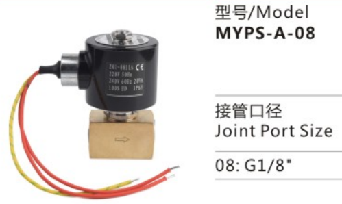 MYPS-A-08 MYPS Series Two Position Two-way Piston Pilot Piston Solenoid Valve for Sale