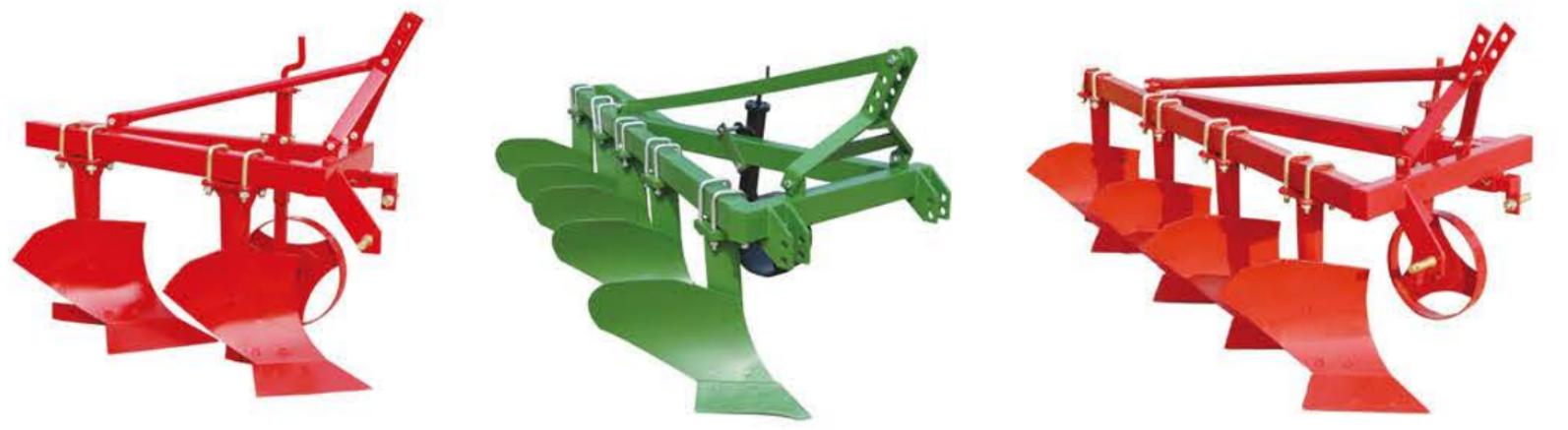1L Series Agricultural 3-point Share Plow for 4-wheel Tractor Mounted